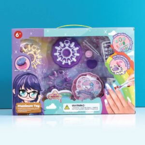 3D Manicure Toy-Cool Girl(A051)(Piggy Pattern Included)