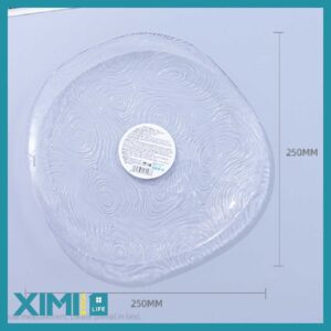 7.7-inch Annual Ring Deep Plate(Transparent)