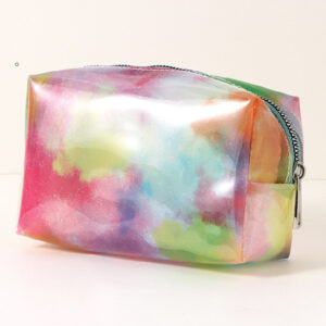 Trendy Tie-Dye Dazzling Square Cosmetic Bag