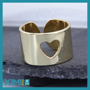 Smooth Heart-shaped  Ring