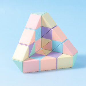 Macaron Color 36 Blocks Magic Snake Cube