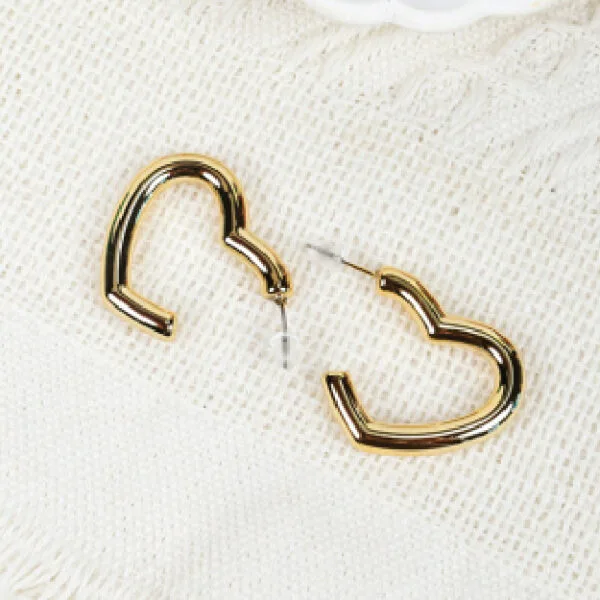 Long And Simple Hollowed-Out Earrings