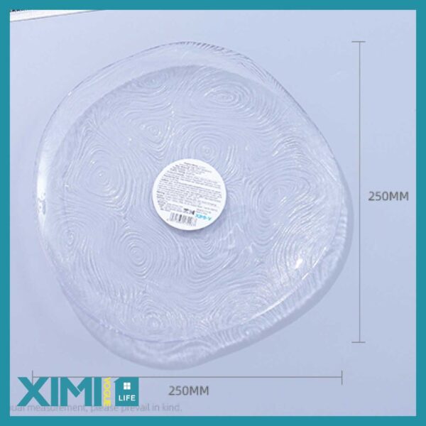 7.7-inch Annual Ring Deep Plate(Transparent)
