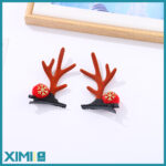 Exquisite Snowflake Antler Hair Clip Set
