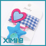 Loving Heart Hair Clip Star Hair Tie Set