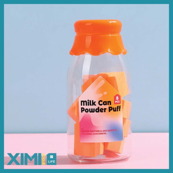 Milk Can Powder Puff(Orange)