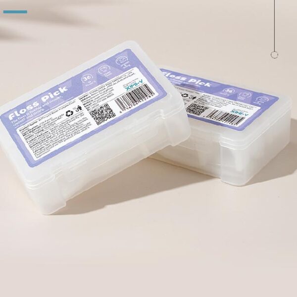 36 Pieces*2 Boxes Portable Floss (White)
