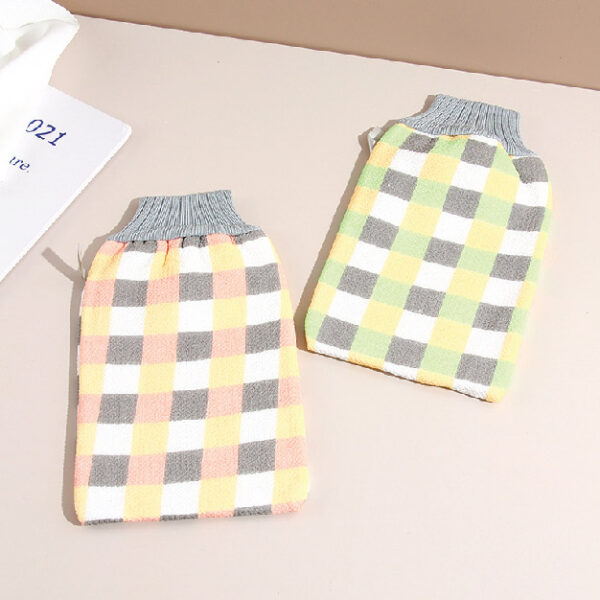 Plaid Pattern Bath Towel