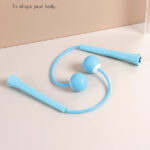 Pen Holder Handle Cordless Jump Rope (Blue)
