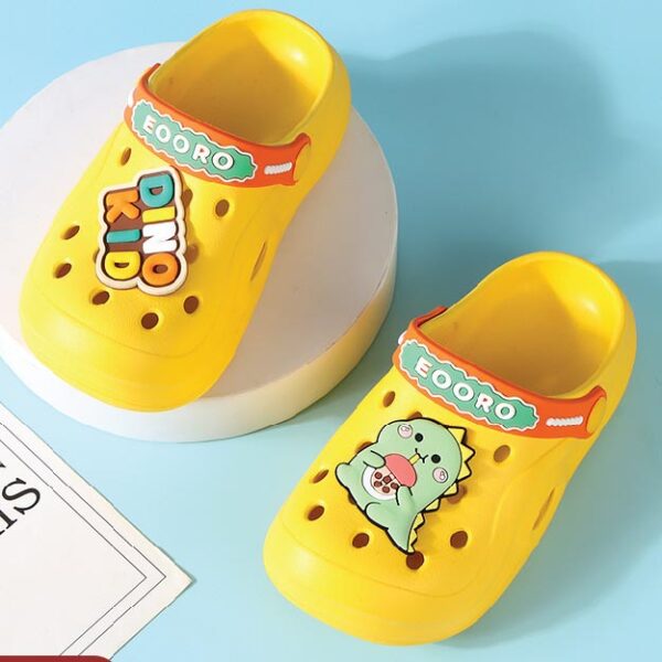 Cute Pet Series Dinosaur Sandals for Kids (Yellow 180mm)