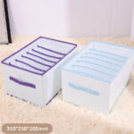 Large Fabric Underwear Storage Organizer with 7 Compartments