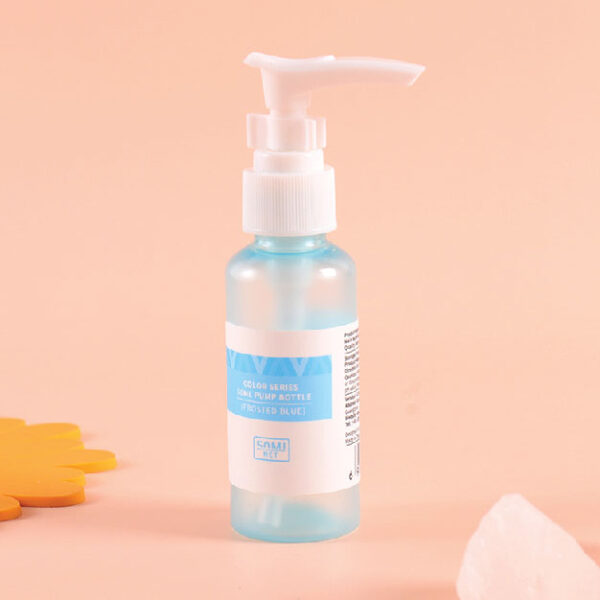 Color Series 50ml Pump Bottle (Frosted Blue)