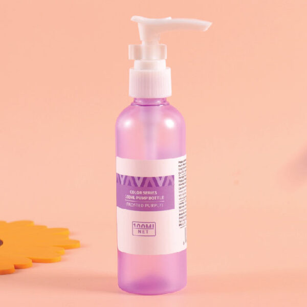 Color Series 100ml Pump Bottle (Frosted Purple)
