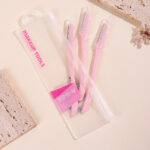 Color Series Handy Eyebrow Razor 3Pcs (Pink)