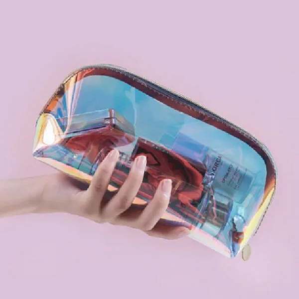 Holographic Makeup Bag Large