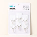 Powerful Adhesive Hook 6PCS (White)