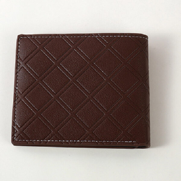 Casual Checkerboard Purse for Men