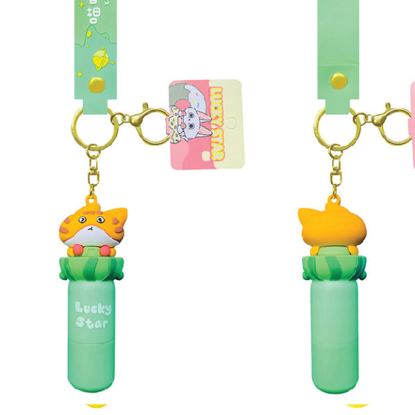 Cat Agent Highlighter Keychain
