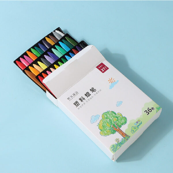 36-color plastic crayon