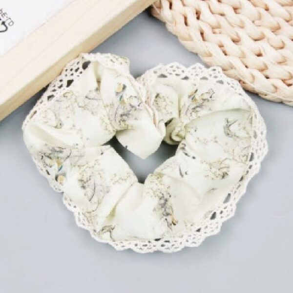 Boxed New Printed Lace Edge Large Intestine Ring
