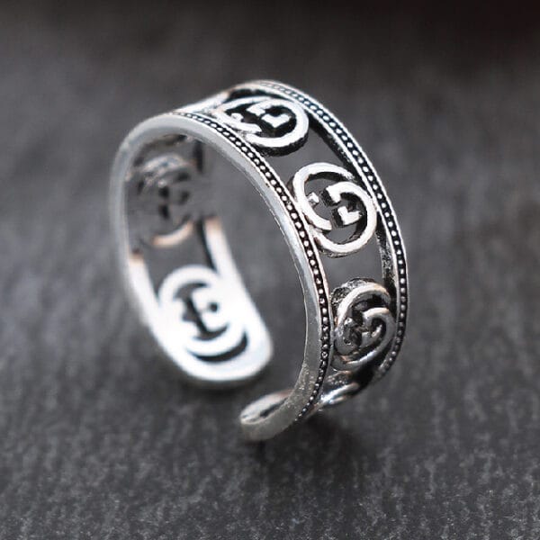 Fashion Vintage Hollow Open Ring