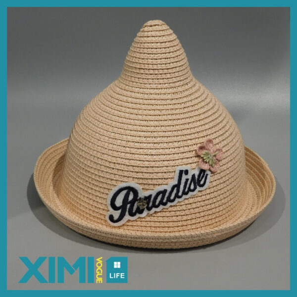 Lovely Straw Hat for Children-Pink