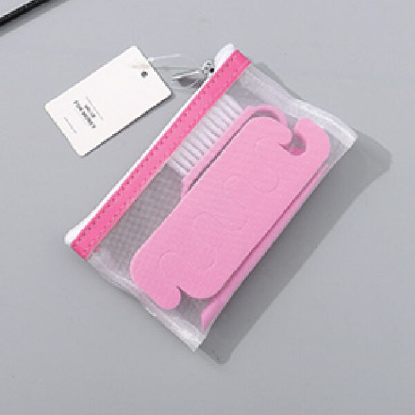4-Piece Manicure Tool Set with Mesh Storage Pouch
