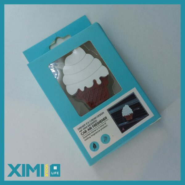 Dreamy Ice Cream Design Air Vent-Mounted Car Air Freshener (Alice)