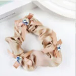 Boxed Three Zircon Bowknot Colorectal Rings