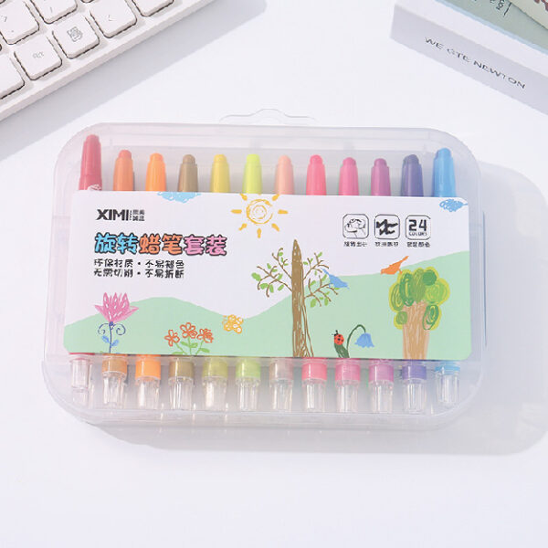 24-Color Crayon Kit