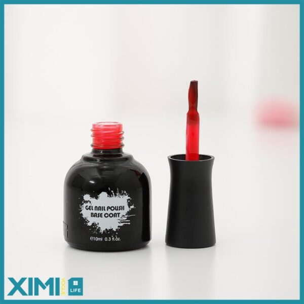 Gel Nail Polish Base Coat 10ml/0.3fl.oz. (Light Hot Pink)