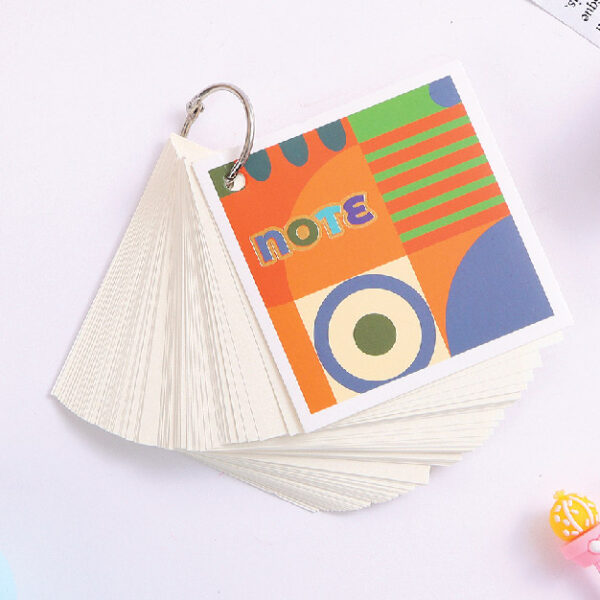 Geometry Collection Vocabulary Notebook (75*75mm) (100 Sheets)