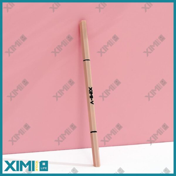 Octagonal 2-in1 Shaping Eyebrow Pencil and Eyelashes Brush – Black