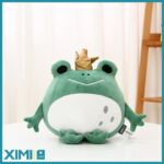 Adorable Crown Frog Plush Doll - Small