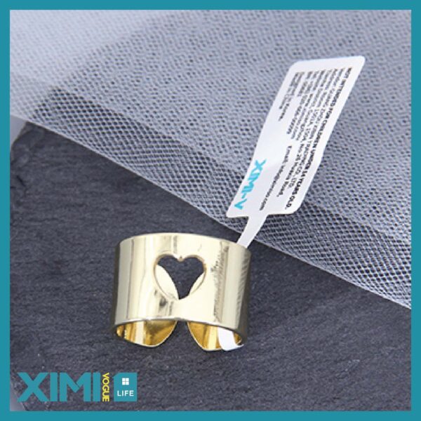 Smooth Heart-shaped Ring