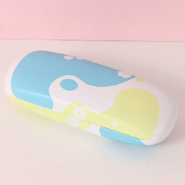 Two-Color Series 31A Eyeglasses Case (Blue)