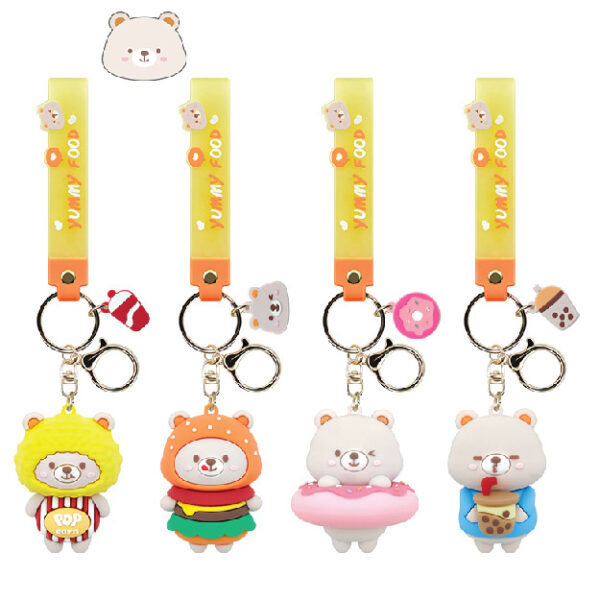 Gluttonous Bear Keychain