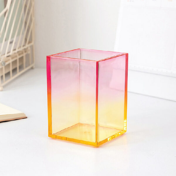 Gradient Color Acrylic Pen Holder