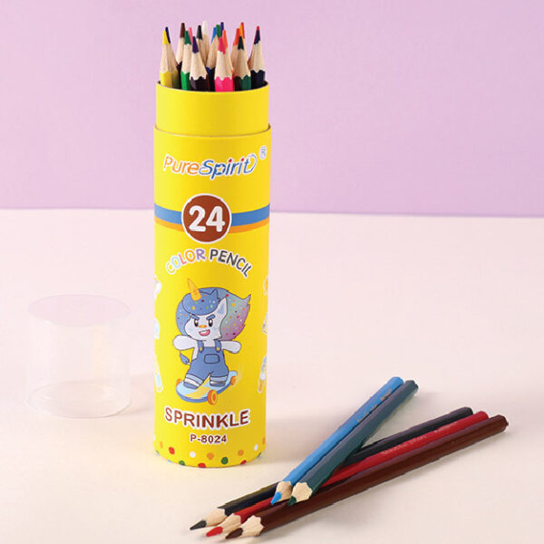 Dream Pony Polka Dot Series 24 Colored Pencils Set