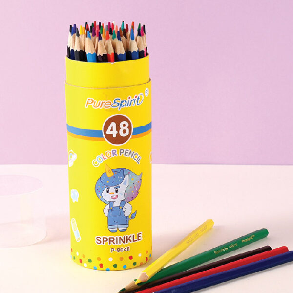 Dream Pony Polka Dot Series 48 Colored Pencils Set