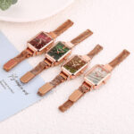 Magnetic Band Square Watch