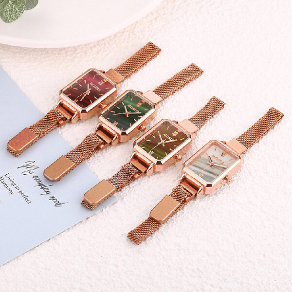 Magnetic Band Square Watch