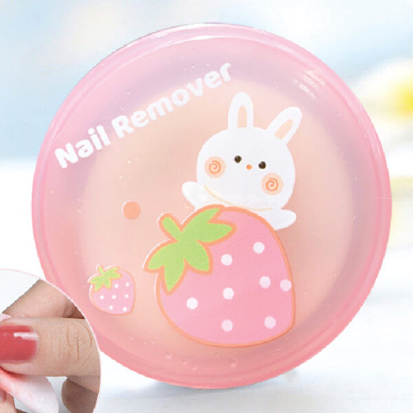 x-195 Oil-based Nail Polish Remover Wipes Strawberry