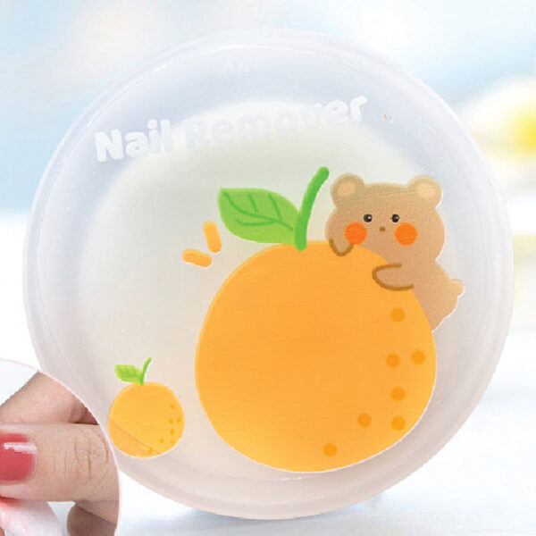 x-195 Oil-based Nail Polish Remover Wipes Orange