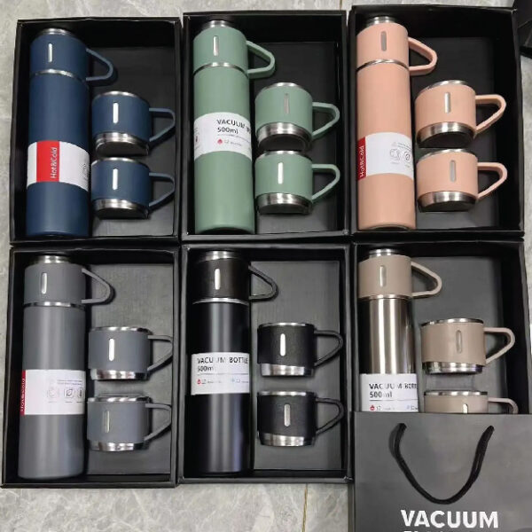 3-Lid Thermos Cup 500ML