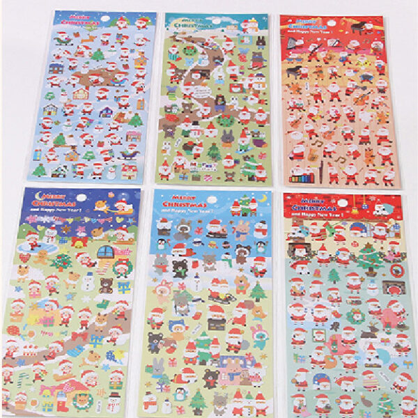 Christmas Stickers Set 6-in-1