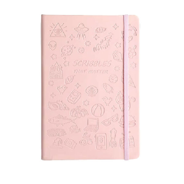 Pu Leather Cover Journal Book Ribbon Bookmark, A5 (YWU)