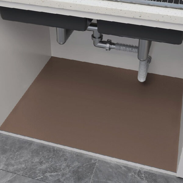 Waterproof, Absorbent, Cut-To-Fit 40 X 50 Mat For Cabinet Protection (Brown) Type 2 (YWU)