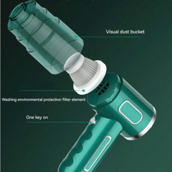 Portable Handheld Vacuum Cleaner for Car and Home with Strong Suction (YWU)
