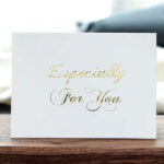 Gold Stamping Happy Birthday Card Set with Envelope and Stickers (YWU)